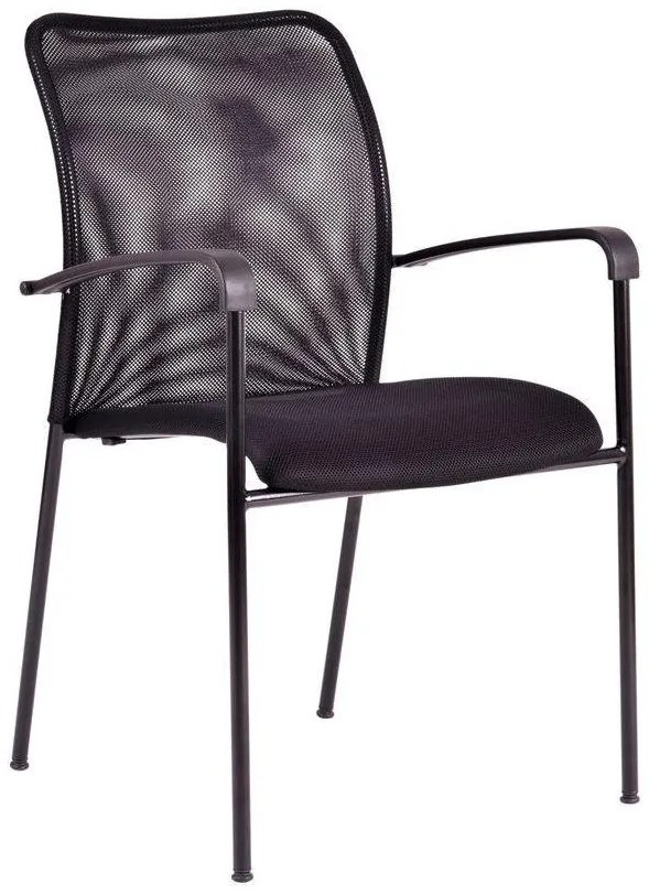 OFFICE PRO Konferenčná rokovacia stolička TRITON BLACK čierna