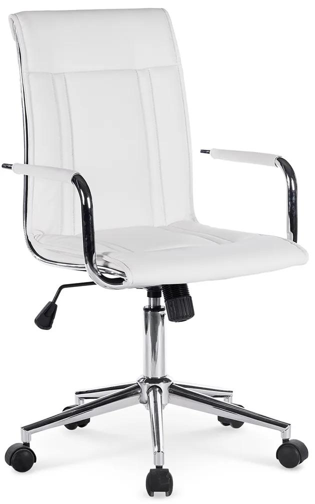 Kancelárska stolička s podrúčkami Porto 2 - biela
