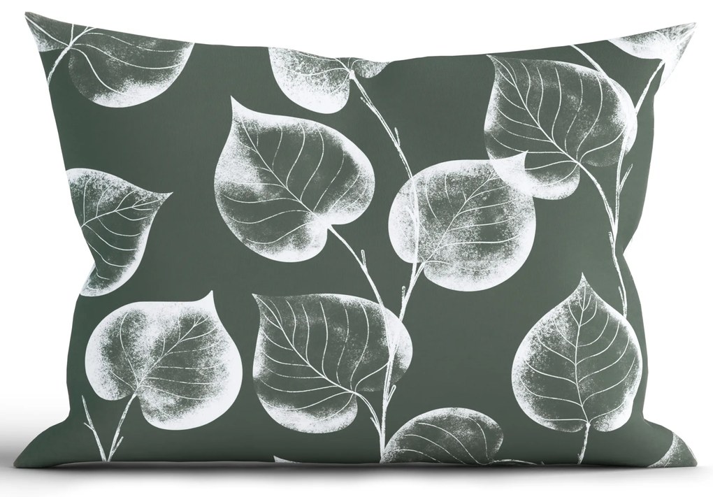 Bavlnená obliečka na vankúš Renforcé 40 x 60 cm - Eliot tmavo zelený