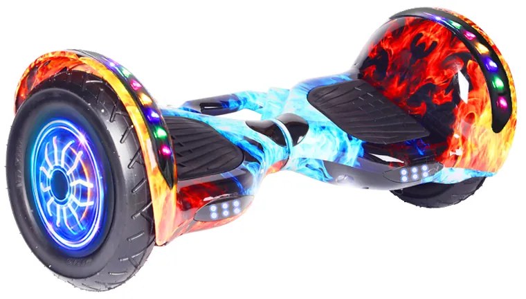 Hoverboard 10” s LED kolesami a Bluetooth ružová