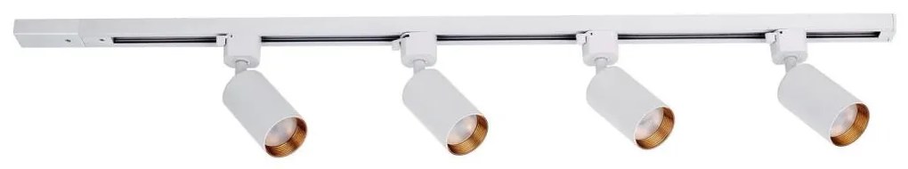 Bodové svietidlo v lištovom systéme TRACER 4xGU10/10W/230V 1 m biele