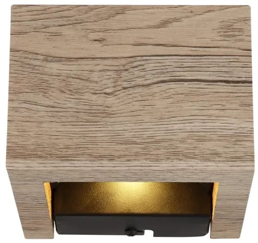 Globo 15553W1W - LED Nástenné svietidlo ALINA LED/8W/230V hnedá