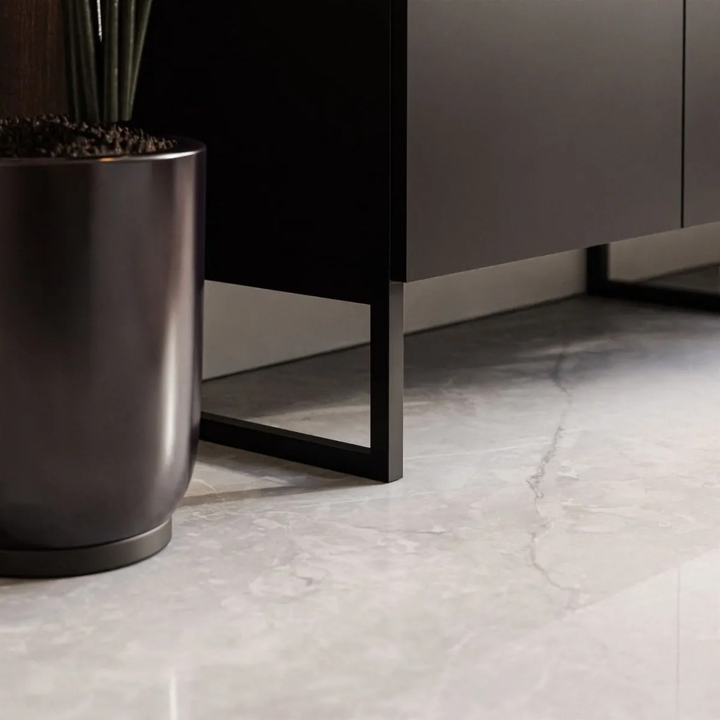 TV STOLÍK YSABEL ČIERNY 185 cm