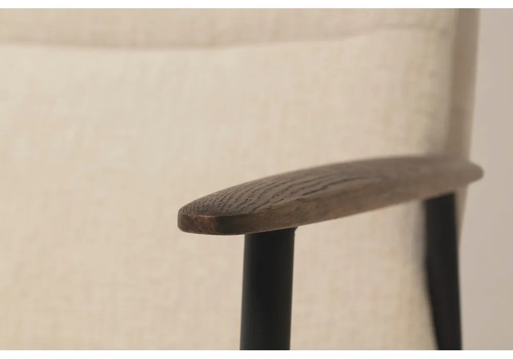 Béžové kreslo Dunia – Marckeric