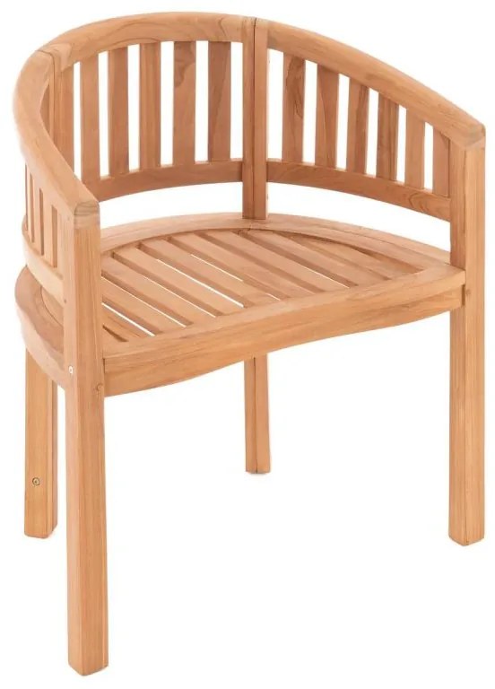 Divero 73788 Stolička - ošetrený teak