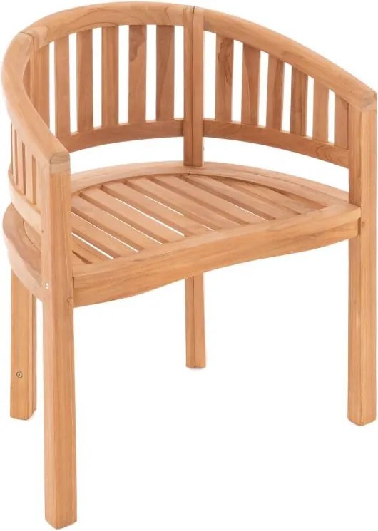 Divero 73788 Stolička - ošetrený teak