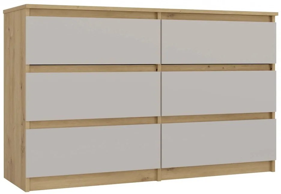 Komoda Malwa M6 120 cm dub artisan/kašmír