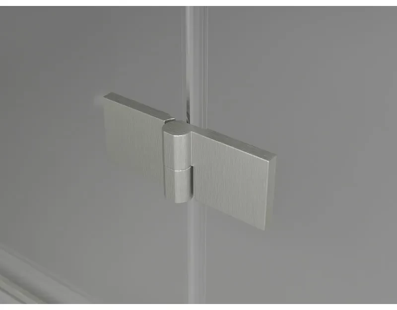 Mexen Lunar-F L, sprchový kút pravý 80 x 80 cm, 8mm číre sklo, oceľový profil, 836L-080-080-97-00-P