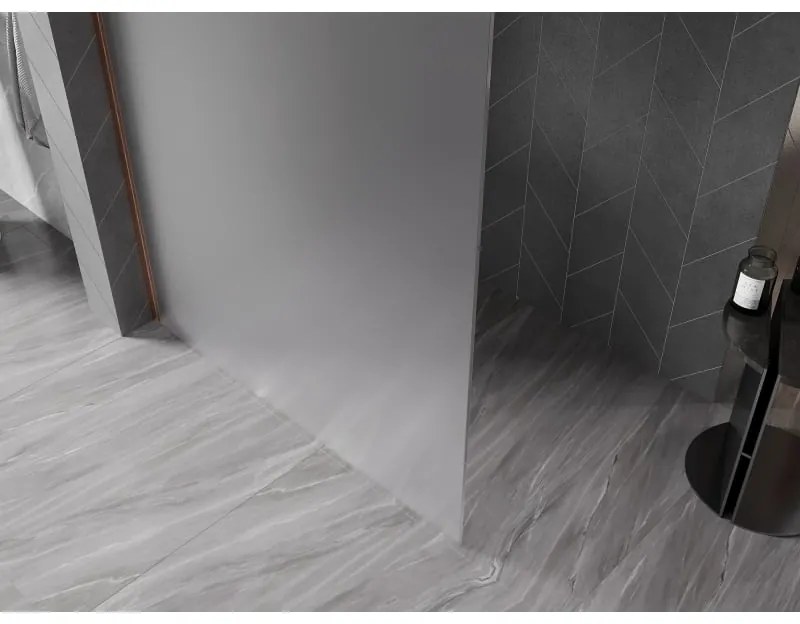 Mexen, Mexen Kioto-X sprchová stena 160 x 200 cm, matná 10 mm, brúsená meď - 800-160-101-65-30-X