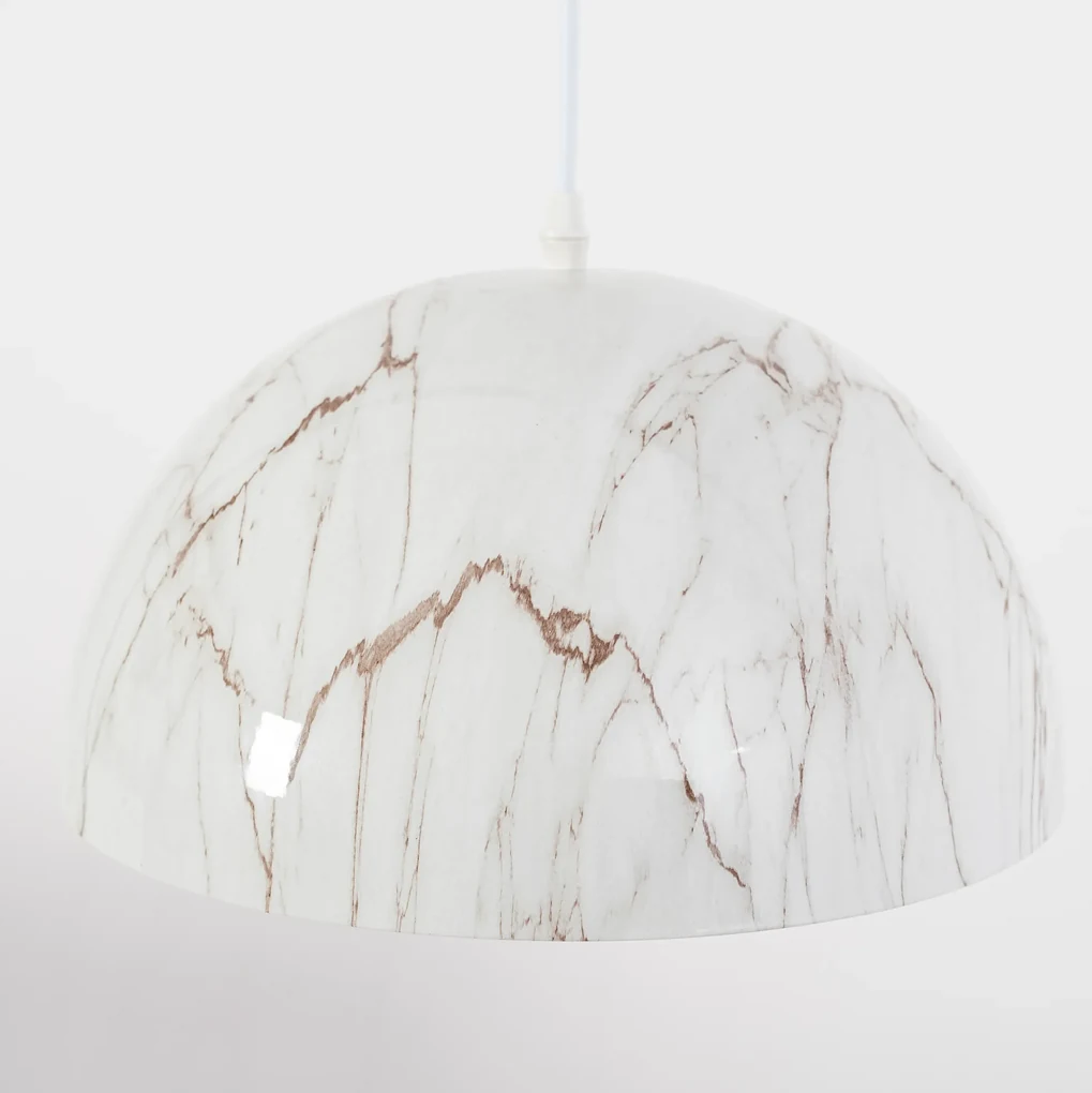 Toolight Toolight, závesná lampa APP911-1CP Marble, imitácia kameňa, OSW-06620
