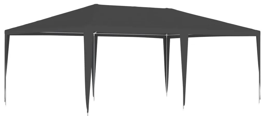 vidaXL Profesionálny párty stan 4x6 m, antracitový 90 g/m²