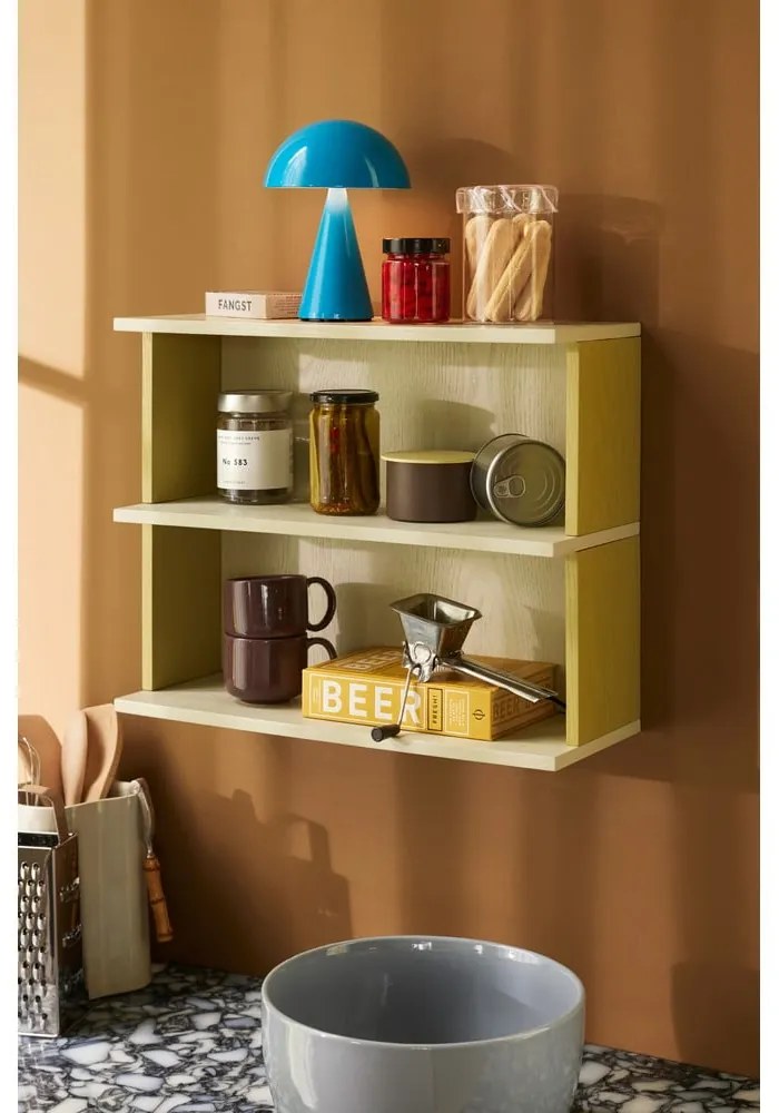 Žlto-sivá poschodová polica 50 cm Pep – Hübsch