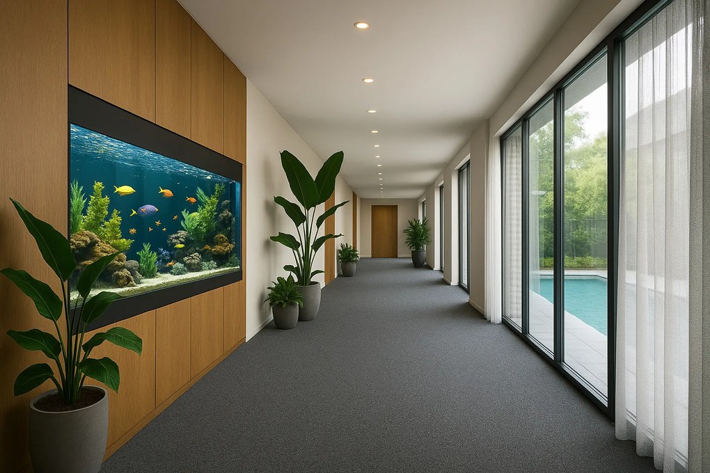 Koberec metráž Efekt AB 6120, na mieru, šíře 4m, šedá, ab (mriežka), chodba / predsieň, Balta