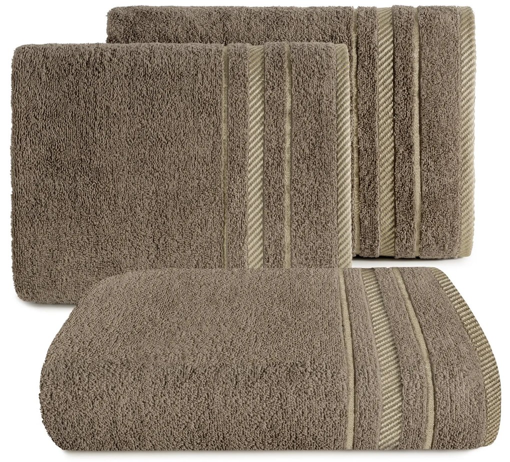 BAVLNENÝ UTERÁK KORAL 50X90 CM HNEDÁ