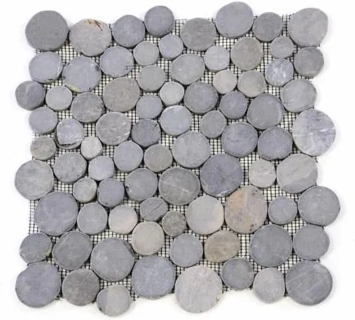 Mozaika Garth z andezitu - šedá obklady - 1x sieťka