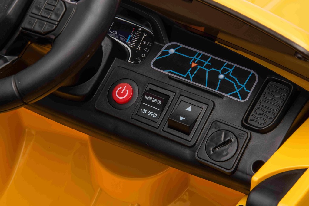 Elektrické autíčko Ford Ranger LIFT RAMIZ PA.707 - žlté