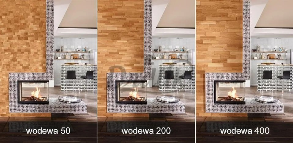 DUB RUSTIKÁLNY 400 (400 x 80 mm) - drevený obklad, lamela 3D Kartáčovaný - olejovaný