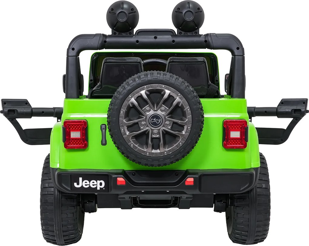 Ramiz Jeep Wrangler Rubicon LIFT elektrické autíčko pre deti zelené