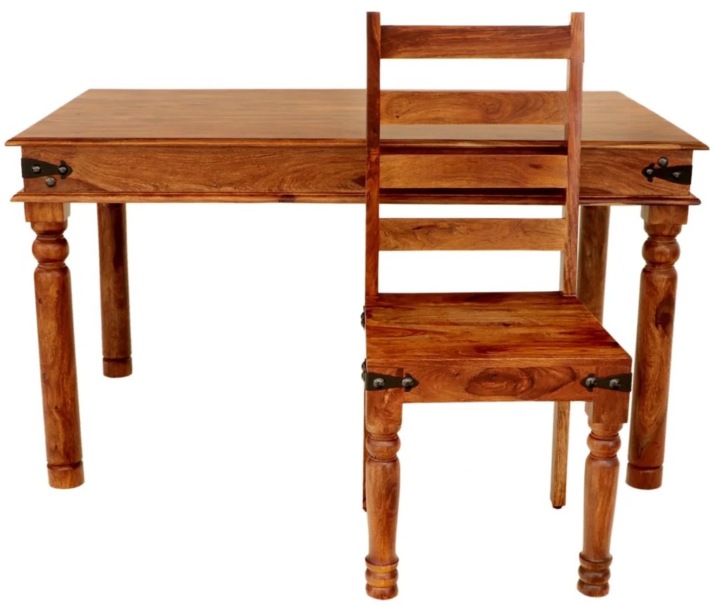 furniture-nabytek.cz - Jedálenský set pre 6 osôb Jali z indického masívu palisander