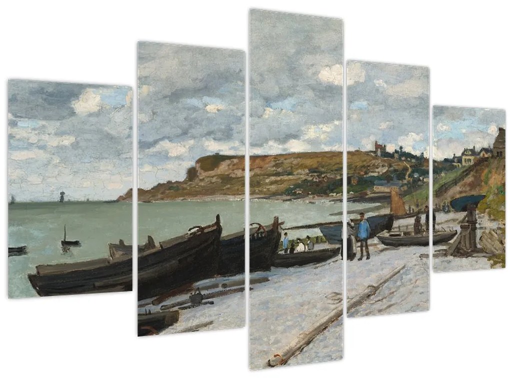 Obraz - Claude Monet, Sainte Adresse, reprodukcia (150x105 cm)