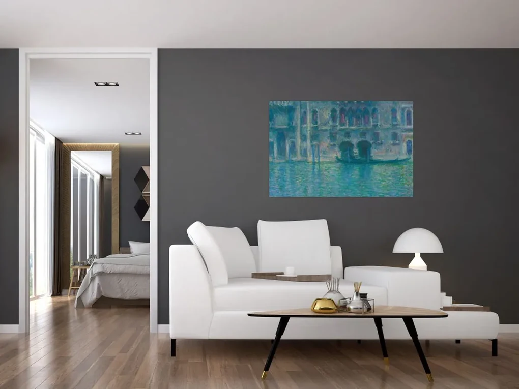 Obraz - Claude Monet, Palazzo da Mula, Venice, reprodukcia (90x60 cm)