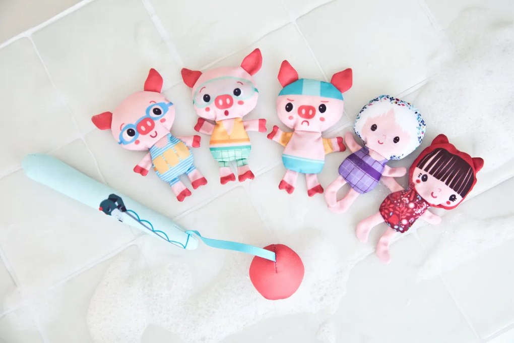 Lilliputiens - hračka do vody - vlk Ľudovít rybárči