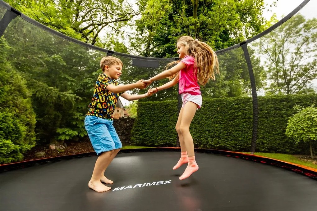 Marimex | Trampolína Marimex Premium 457 cm + vnútorná ochranná sieť + schodíky ZADARMO | 19000114