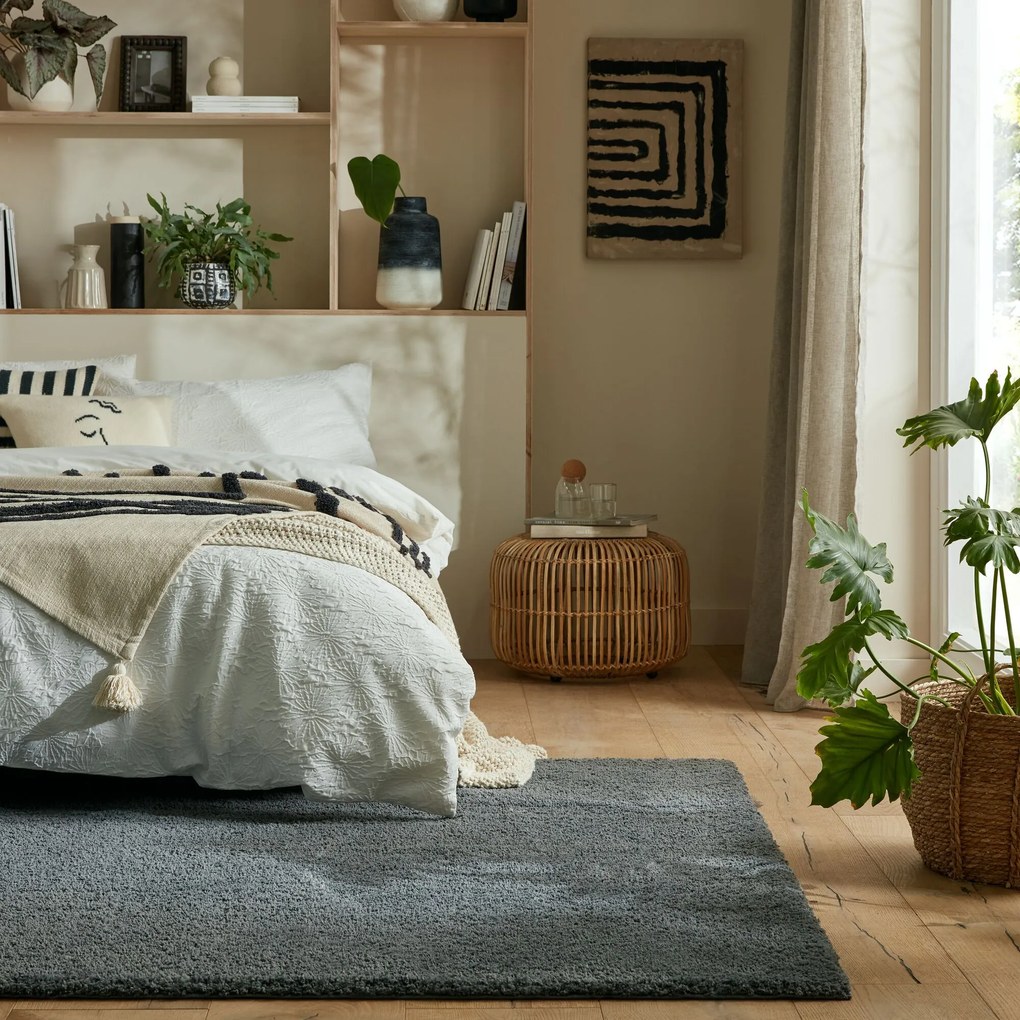 Kusový koberec Snuggle Grey, 200x290, šedá, obývacia izba, Flair Rugs