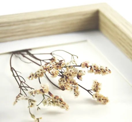 Fotorám 12x17, PPT, naturálny s kvetmi