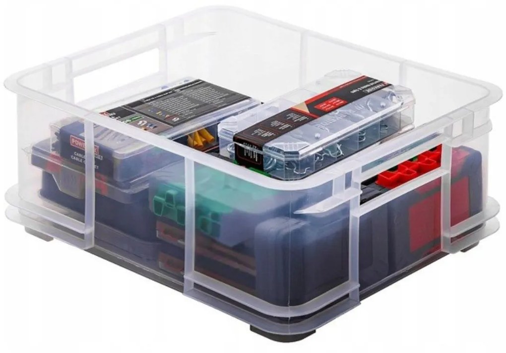 CURVER Úložný box, rovná plastová bednička, stohovateľný AURORA - 44 x 35 x 16 (19L)