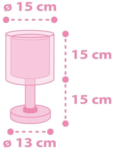 Dalber 41591 - Detská lampička UNICORNS 1xE14/60W/230V