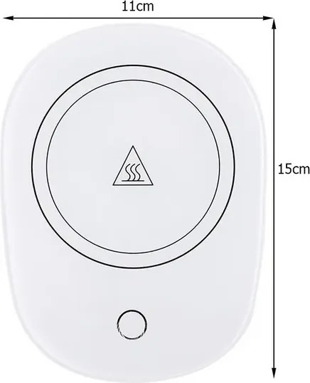 Elektrický LED ohrievač hrnčekov 16W - White