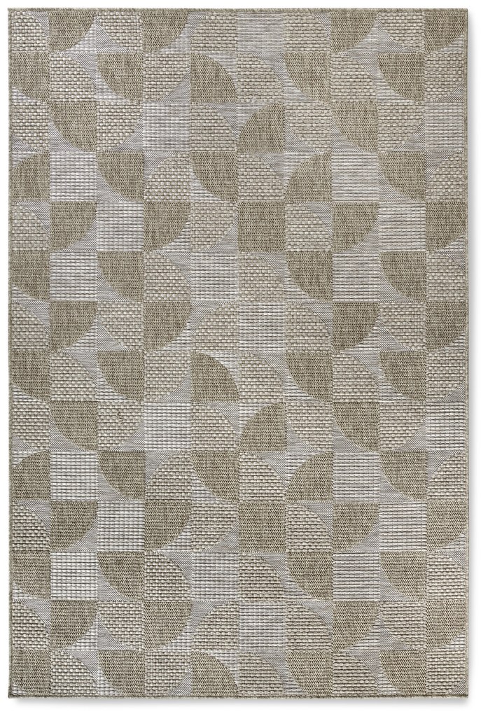 Kusový koberec Villeroy & Boch 106078 Brown – na von aj na doma, 190x290, hnedá, chodba / predsieň, Villeroy & Boch