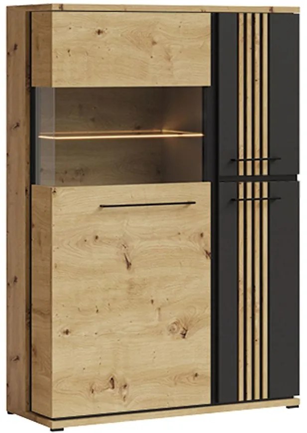 Vitrína Molto ML2A black