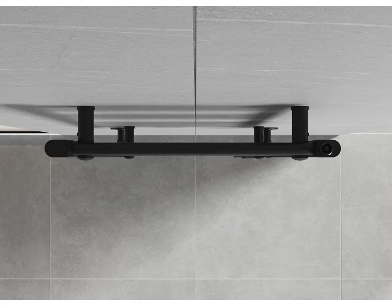 Mexen Mars, vykurovacie teleso 1800 x 500 mm, 814 W, čierna, W110-1800-500-00-70