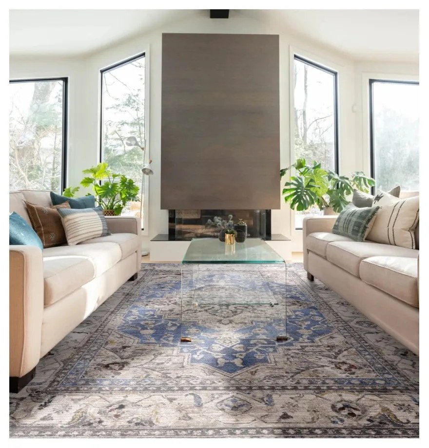 Modrý koberec 200x290 cm Sovereign – Asiatic Carpets