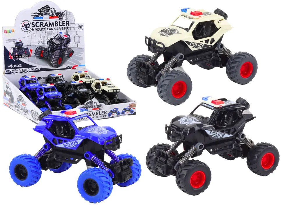 LEAN TOYS Policajné auto Off-road