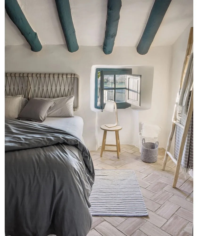 Čelo postele z cédrového dreva v sivo-prírodnej farbe 165x60 cm Aberash - Kave Home