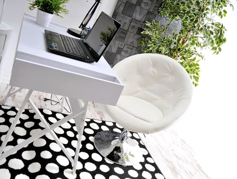 Kreslo Lush 3 (biela + zlatá). Akcia -24%. Vlastná spoľahlivá doprava až k Vám domov. 1110203