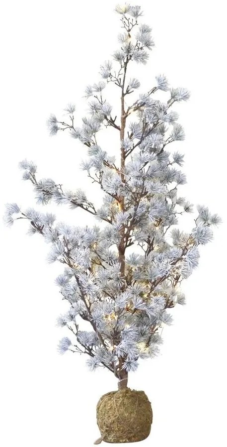 Vianočný cédrový stromček v jute Fleur Cedar Tree s ľad svetielkami - 96cm