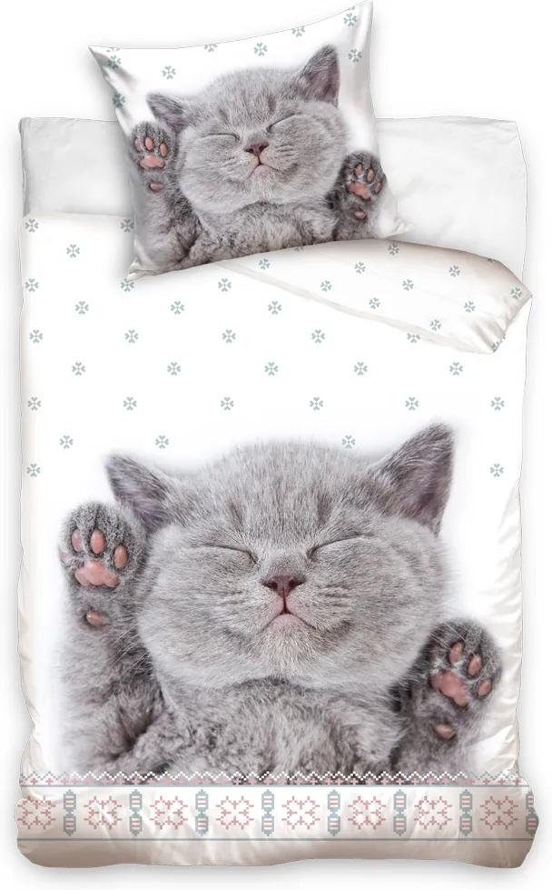 Posteľná bielizeň Spiace Mačiatko