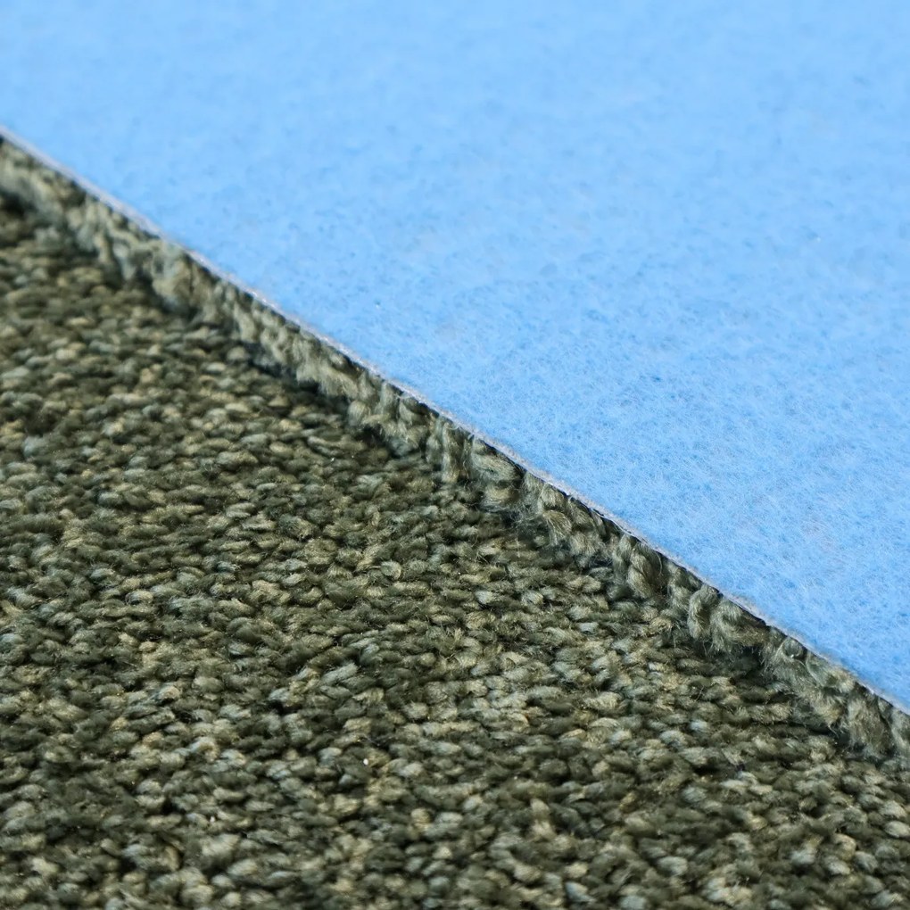 Metrážny koberec Feliz 026, na mieru, šíře 4m, zelená, filc, detská izba, ITC