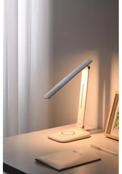 Immax 09107L - LED stmievateľná stolná lampa s bezdrôtovým nabíjaním QI LUMI LED/7W/230V biela
