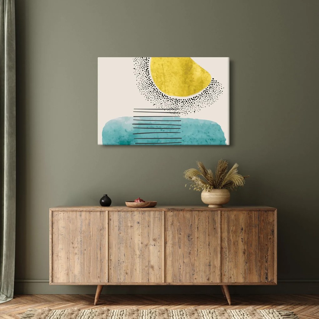 Obraz - Abstraktná maľba pláže N⁰2 (90x60 cm)