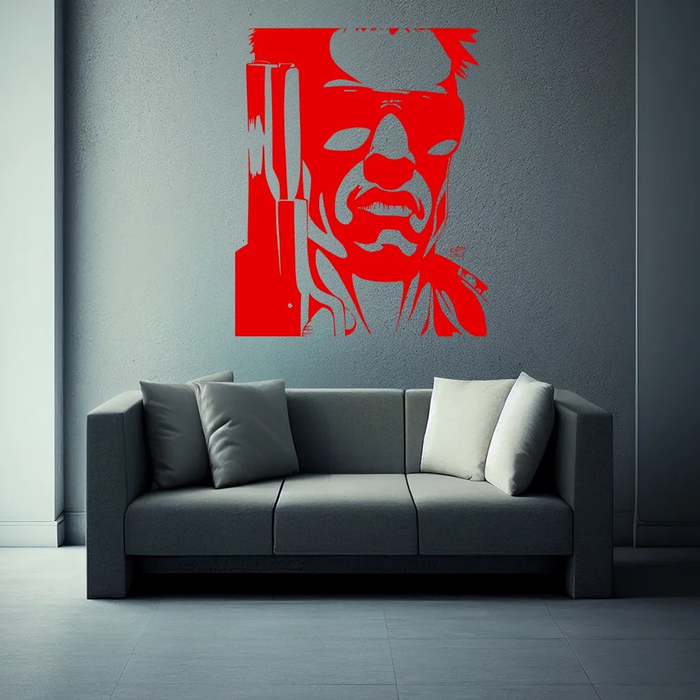 Veselá Stena Samolepka Terminátor Farba: čierna, Veľkosť: 40 x 48 cm