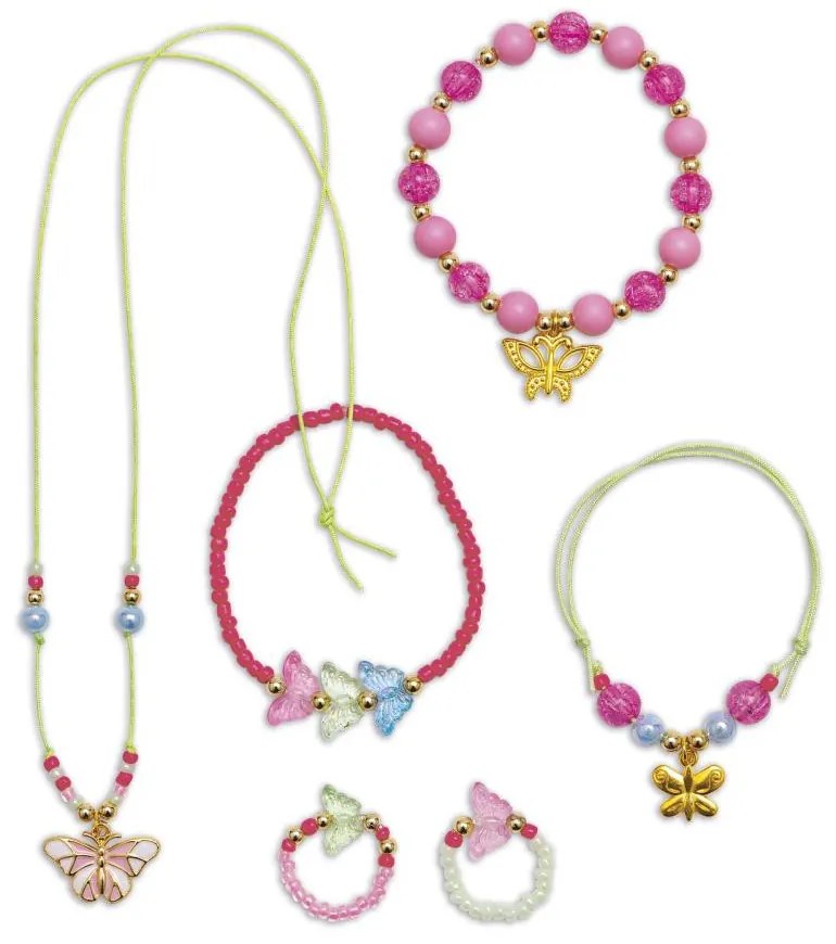 Kreatívna súprava Magic Fairies - výroba šperkov s motýlikmi