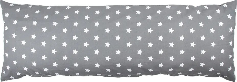 4Home obliečka na Relaxačný vankúš Náhradný manžel Stars sivá, 50 x 150 cm, 50 x 150 cm