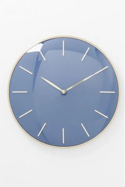 KARE DESIGN Nástenné hodiny Malibu Ø 40 cm modré