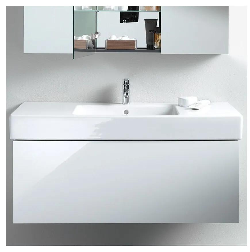 DURAVIT Vero umývadlo do nábytku s otvorom, s prepadom, 1250 x 490 mm, biela, s povrchom WonderGliss, 03291200001
