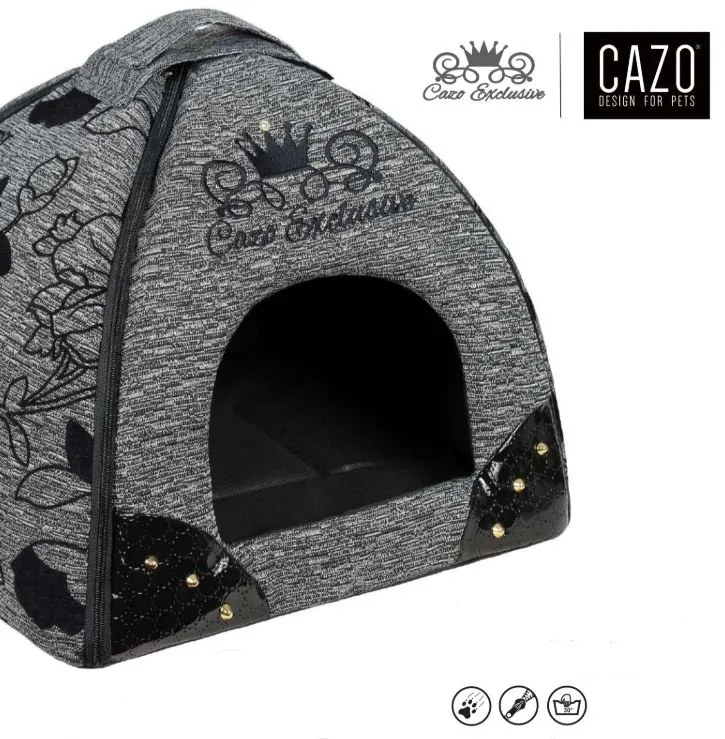 Iglu pre psov a mačky Noir Grey 47×46×40 cm